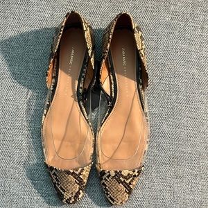 Zara Snake Skin flats